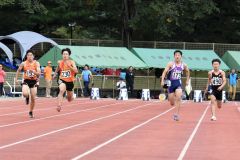 男子2年100メートル決勝