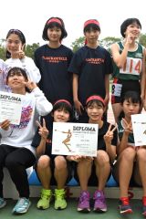 女子400メートルリレー表彰