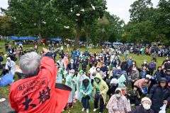 雨にも負けず、大勢が来場 大樹「柏林公園まつり」 6