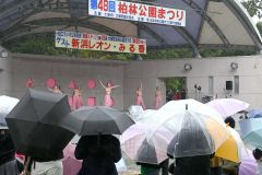 雨にも負けず、大勢が来場 大樹「柏林公園まつり」 7