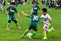 ボールを奪い合う選手たち(提供写真)
