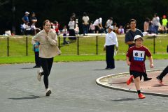 まくべつマラソン大会(金野和彦撮影)