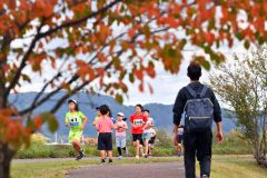 まくべつマラソン大会(金野和彦撮影)