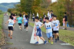 まくべつマラソン大会(金野和彦撮影)