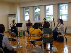 帯広交響楽団の5人による室内アンサンブルが披露された。