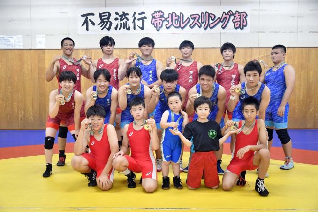 帯広クラブと帯北高躍動、中島V、熊澤と梶原全国中学選抜へ、道レスリング選手権大会