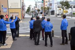 ポリオ根絶を目指して２８００キロ　国際ロータリー宮崎さんが帯広出発 2