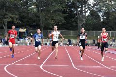 男子100メートル21組