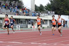 男子100メートル20組
