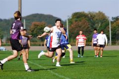 大会本番を前に練習に取り組む日本代表の選手たち(石原秀樹通信員撮影)