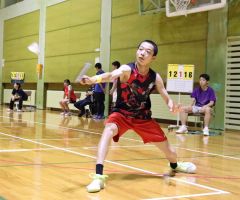 1部男子単担で大会連覇を果たした帯大谷の小川颯莱