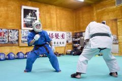 空道ユーラシアカップへ闘志 大道塾帯広支部小野寺玲奈(帯畜大) 28