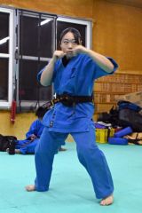 空道ユーラシアカップへ闘志 大道塾帯広支部小野寺玲奈(帯畜大) 3