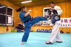 空道ユーラシアカップへ闘志 大道塾帯広支部小野寺玲奈(帯畜大) 8