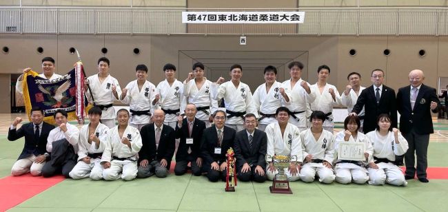 十勝軍団体V、個人戦は林(芽室中教員)制す 柔道東北海道大会