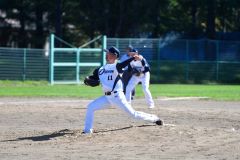 【決勝・TAKEKUMA BASE―帯広シニア】帯広シニアの野口武志は緩急を使った投球を見せた