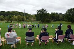 お父さんと競技にハッスル 陸別保育所「お父さん会」運動会 9