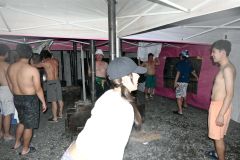 「自然と宇宙が融合」のサウナイベント 自然の中をレース、最後は川サウナ 堀江さんプロデュース 2