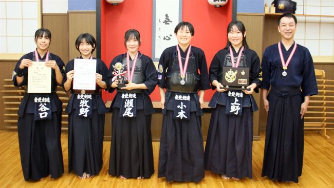 音更剣連A女子準優勝、全十勝剣連A男子3位 道中学生錬成大会 網走大会男子は全十勝制す